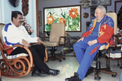 Maduro visitó a Fidel