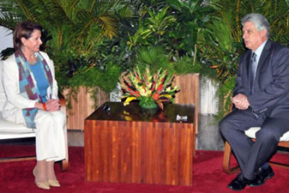 Encuentro de Díaz-Canel con congresistas de EE.UU.