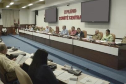 Efectuado X Pleno del Comité Central del Partido Comunista de Cuba