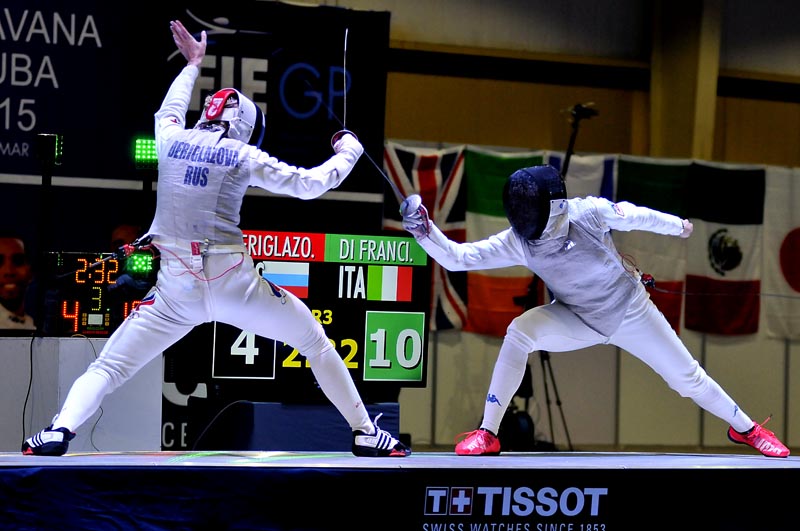 Elisa Di Francisca resultó imbatible en el Grand Prix habanero. Foto: José Raúl Rodríguez Robleda.