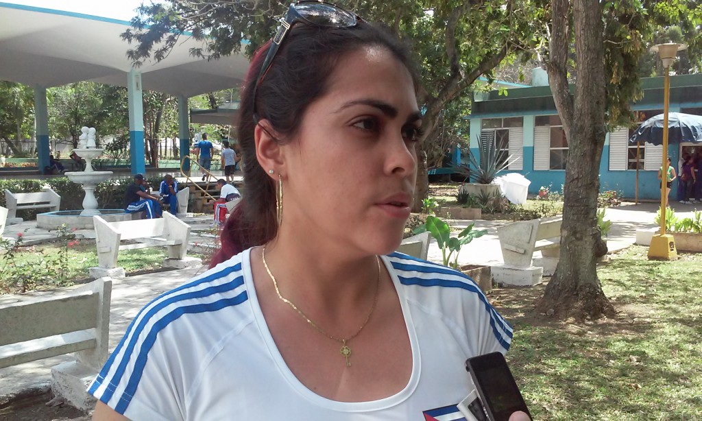 Laina Pérez es hoy fuerte candidata cubana para conseguir una medalla entre las pistoleras panamericanas. Foto: Julio Batista.