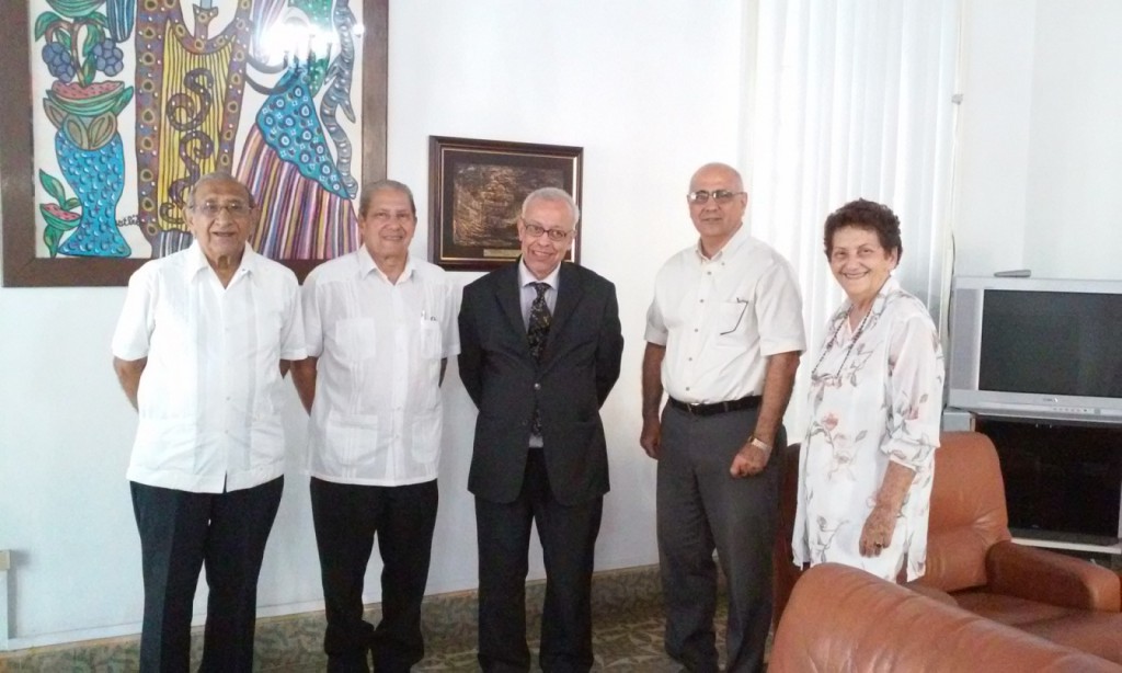 El Embajador de la República Argelina Democrática y Popular, Excelentísimo Señor Mhamed Achache, al centro de la imagen. Foto: Secmar  