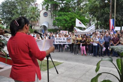 Civiles de la defensa: total respaldo al Primero de Mayo