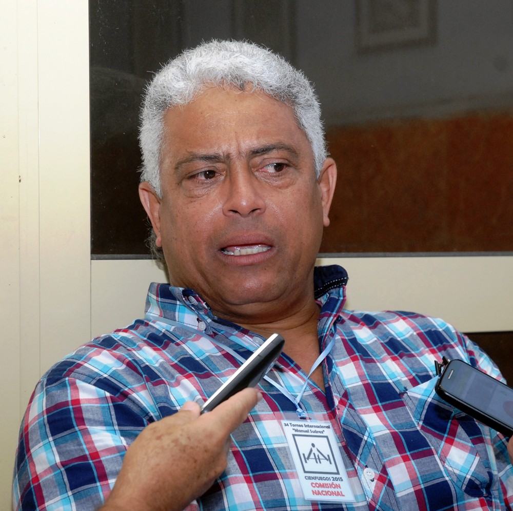 José Luis Barcelán, comisionado nacional de Levantamiento de Pesas. Foto: Modesto Gutiérrez, Ain.