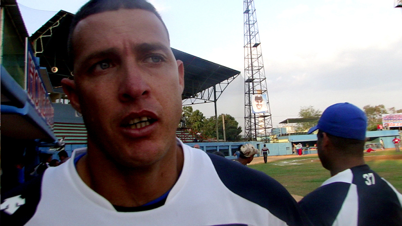 Lázaro Blanco, ganador por Granma del primer partido frente a Ciego de Ávila. Foto: Blog zona de Strike.