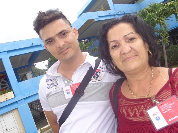 Madre e hijo hacen un dúo perfecto en la actividad sindical.