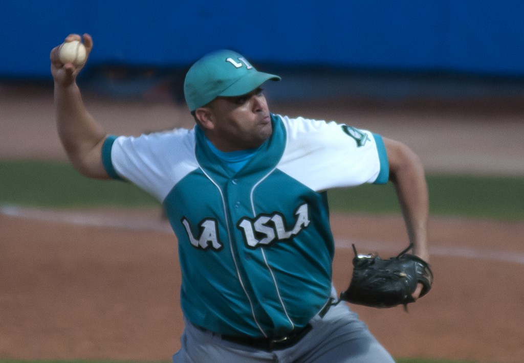 Danny Aguilera, uno de los cerradores más efectivos no solo de Isla de la Juventud, sino del campeonato. Foto: josé Raúl Rodríguez Robleda.