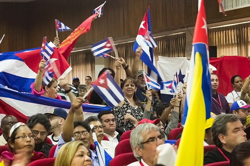 Cuba en Foro Sindical - Cumbre de Las Américas - Panamá