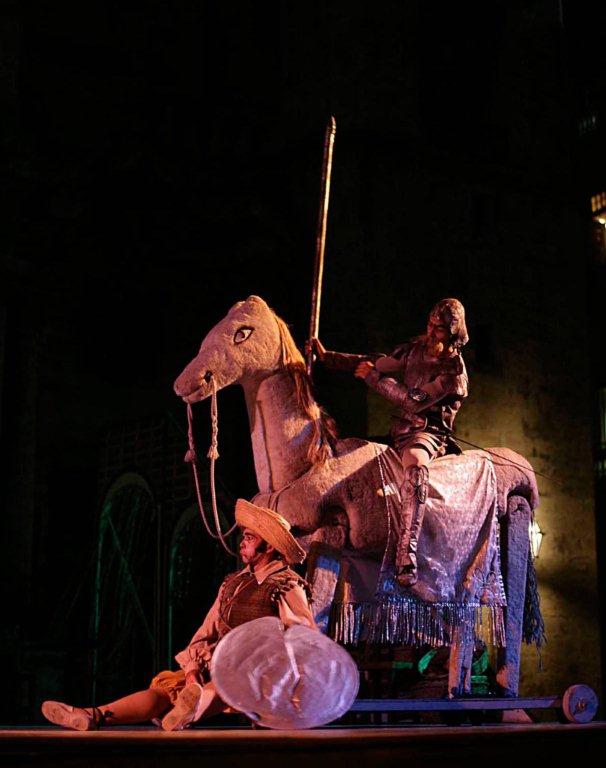 Los personajes de Don Quijote y Sancho tienen una gran importancia en la versión cubana. Foto: Jacques Moatti