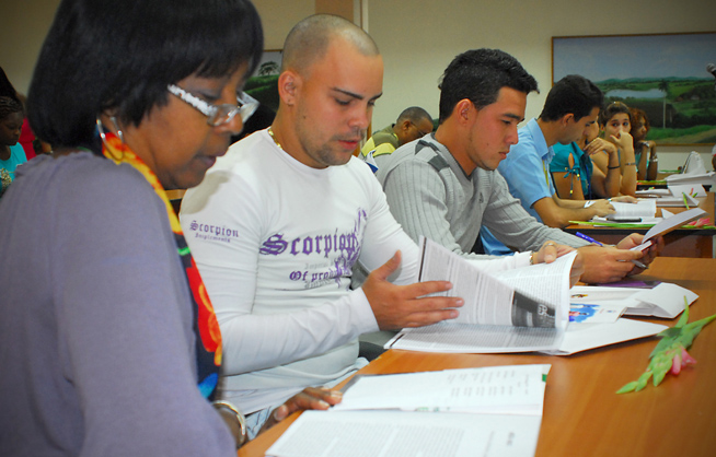 Jóvenes de todos los sectores participaron en la cita. Fotos: Heriberto González