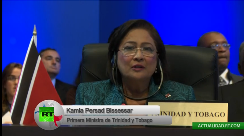Kamla Persad primera ministra de Trinidad y Tobago