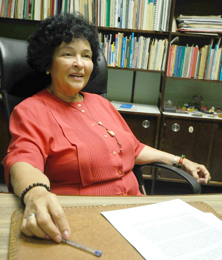 Miembro de la Comisión Electoral Nacional, Minerva Valdés Temprana. Foto: Roberto Carlos Medina