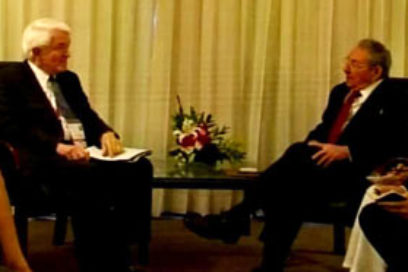 Presidente Raúl Castro se reúne con Ban Ki-moon y Tom J. Donohue