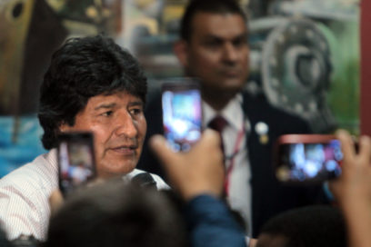 Reciben pueblos originarios panameños a Evo Morales (+ fotos)