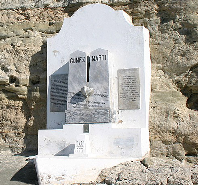 Monumento erigido en el lugar por donde se produjo el desembarco. Foto: guantanamocity.org