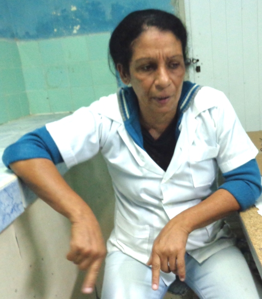 Odalis, la organizadora del Buró Sindical