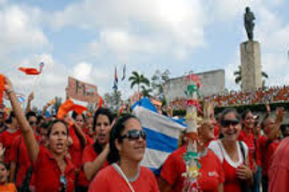 Primero de Mayo junto al Che