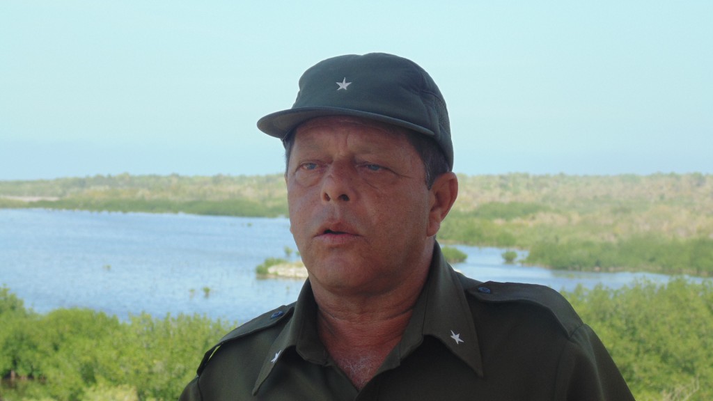 Mayor René Calderón Aponte, jefe del Puesto de guardafronteras en Cabo Cruz, municipio de Niquero. Foto: Cruz María Peña