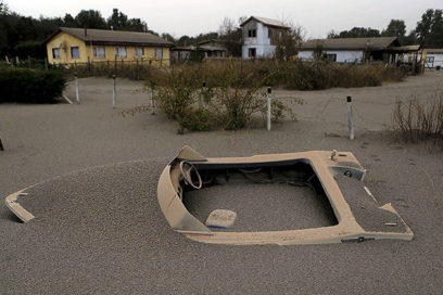 Erupción volcánica afectó el sur de Chile