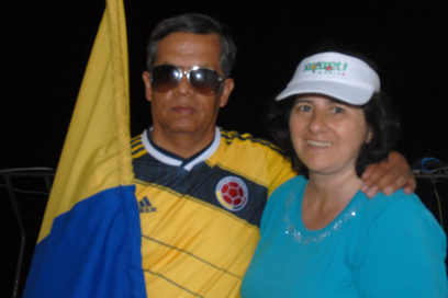 Desde Colombia, para  desfilar con los cubanos