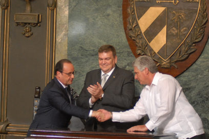 Cuba y Francia comparten prioridades, dice Hollande en la Universidad de La Habana