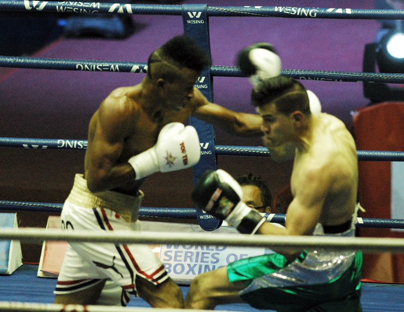 Lázaro Álvarez es uno de los dos invictos del equipo cubano Domadores. foto: César A. Rodríguez