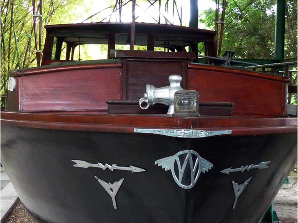 El yate Pilar en el museo Finca Vigía, en La Habana. / Foto: Tomada de Internet.