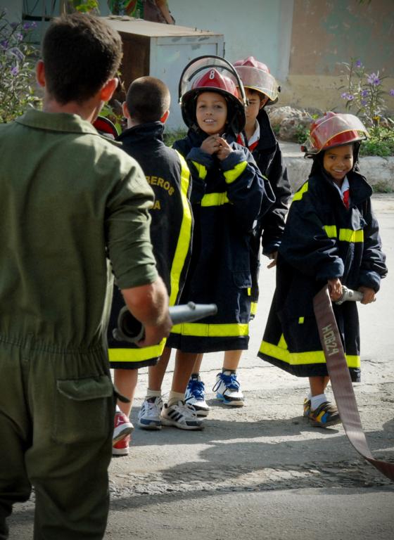 Un ejemplo concreto de la labor educativa con las nuevas generaciones lo viene realizando el Comando 8, del municipio capitalino de Playa. Fotos Heriberto González Brito