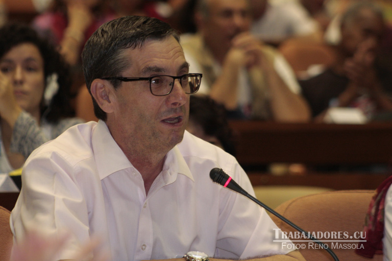 José Luis Centella, secretario general del Partido Comunista de España.