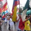 Representantes de diferentes nacionalidades estuvieron presentes en el desfile inaugural. Foto: Manuel Valdés Paz
