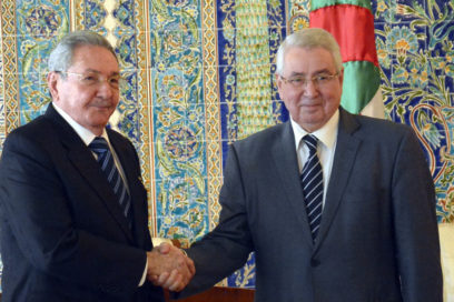 Raúl en la heroica y luchadora Argelia