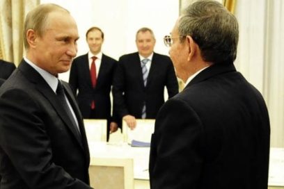 Putin recibió a Raúl en el Kremlin