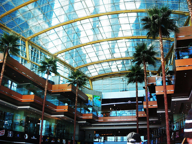 El atrio de Wintergardens es una de las atracciones más jóvenes del complejo.