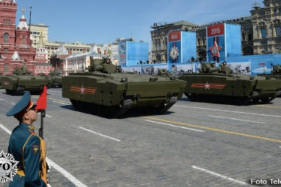 Festejan en la Plaza Roja de Moscú victoria sobre el fascismo