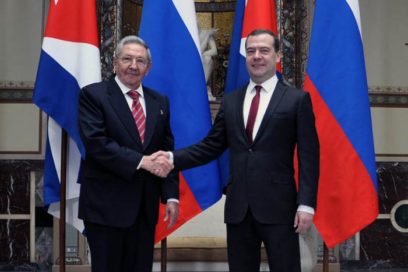 Raúl a Medvedev: «Yo no podía faltar a esta celebración»