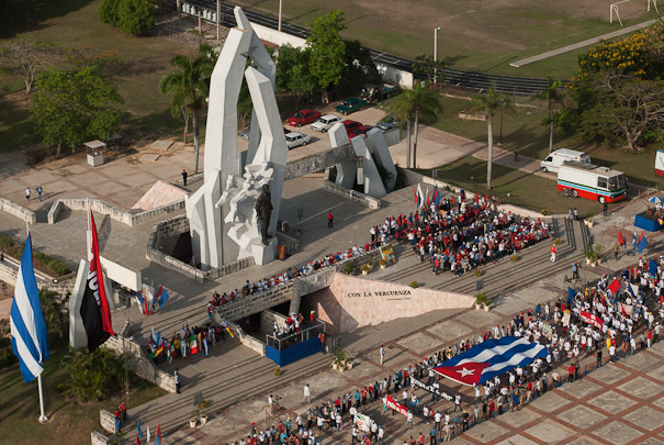 Miles de camagüeyanos se dieron cita en la plaza de la Revolución Ignacio Agramonte y Loynaz