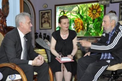 Visitó a Fidel el presidente serbio (+ Fotos)