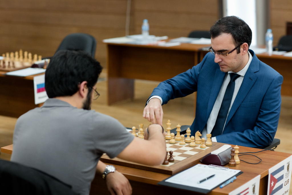 Leinier frente a Nakamura en la cuarta ronda. Foto: Internet