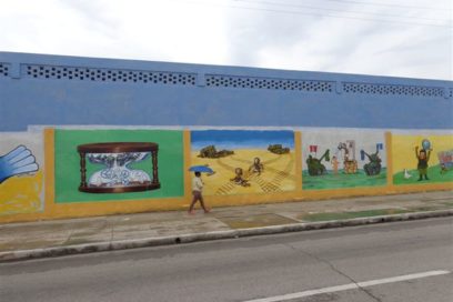 Melaíto pinta  a la paz