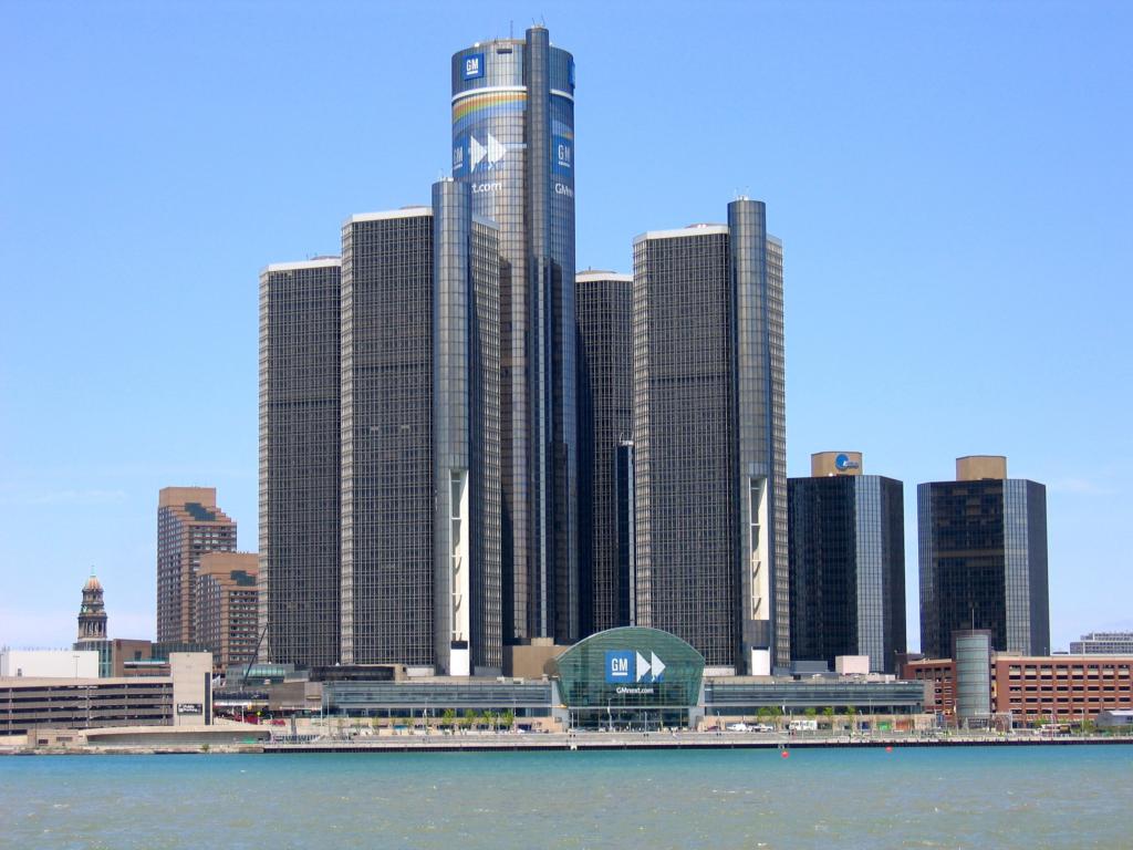 La sede mundial de General Motors, en Detroit.