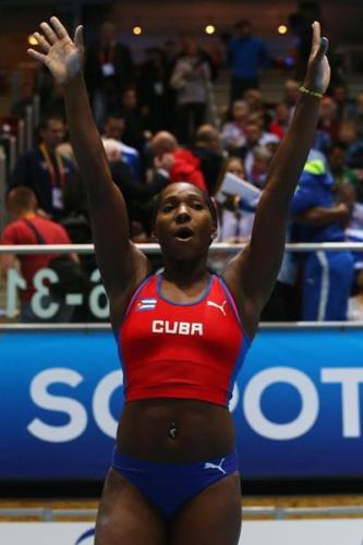 Yarisley Silva ganó el oro en Mánchester con 4,30 metros.