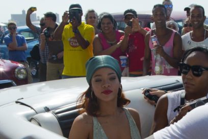 La visita de Rihanna