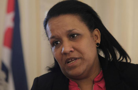 Anayansi Rodríguez, representante permanente de Cuba ante los organismos de la ONU en Ginebra.