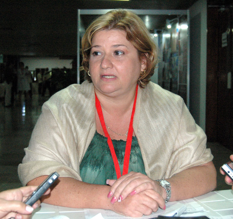 Alicia López Pérez Directora de los Registros de la Propiedad Mercantil y Patrimonio.Fotos: César A. Rodriguez.