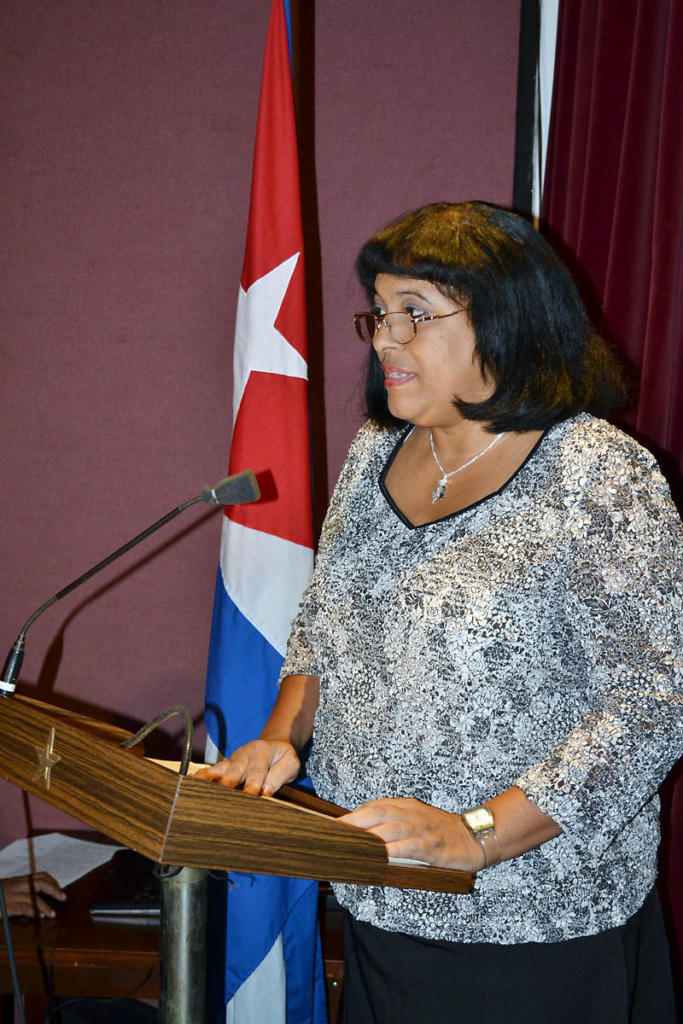 Ermela García Santiago, miembro del secretariado de la CTC. Foto: Eddy Martin