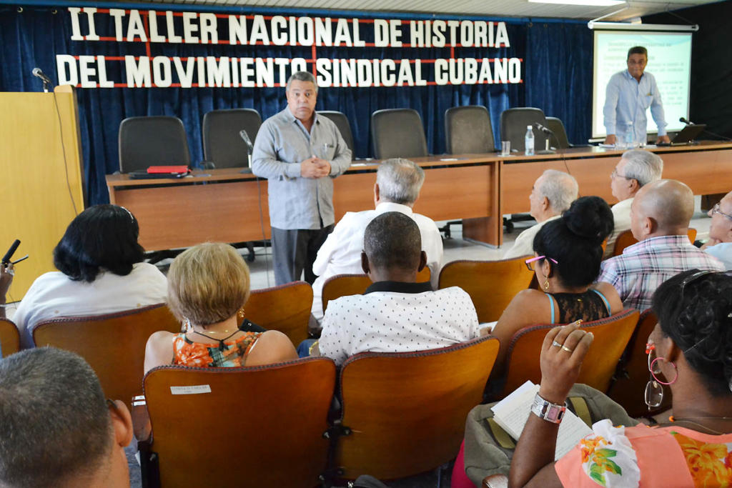 Ulises Guilarte de Nacimiento consideró exitosa la realización del Taller como culminación de un amplio movimiento que este año aportó cerca de 900 ponencias en los municipios y provincias de la Isla Foto: Eddy Martin Díaz