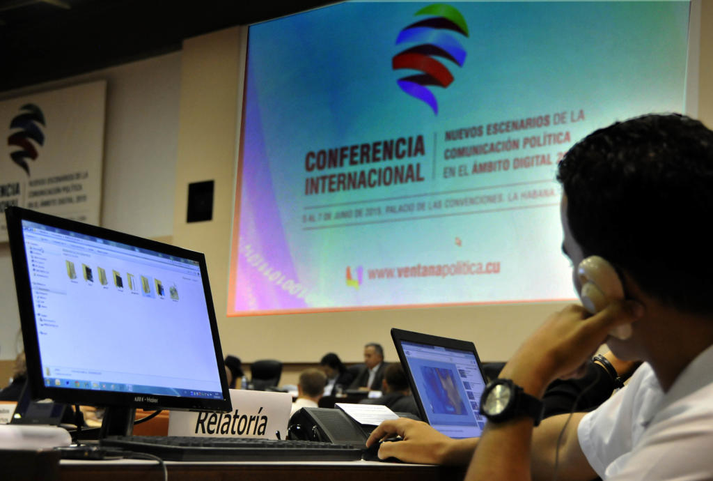 Conferencia Internacional de Comunicación en el Ámbito Internacional, realizada en el Palacio de las convenciones en La Habana, Cuba el 7 de junio de 2015. Foto: Joaquín Hernández Mena / Trabajadores