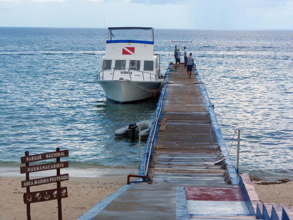 En la imagen el centro internacional de buceo María La Gorda. Foto: Eduardo González Martínez