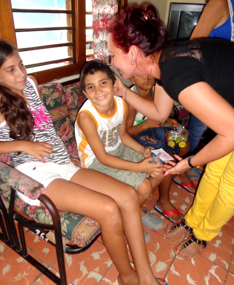 Alegría compartida. Fotos: Jorge Pérez