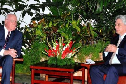 Recibió Díaz-Canel a senadores de los Estados Unidos